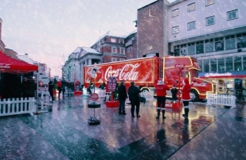 Coventry host Coca-Cola Truck