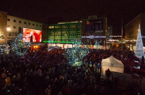 Christmas Light Switch On