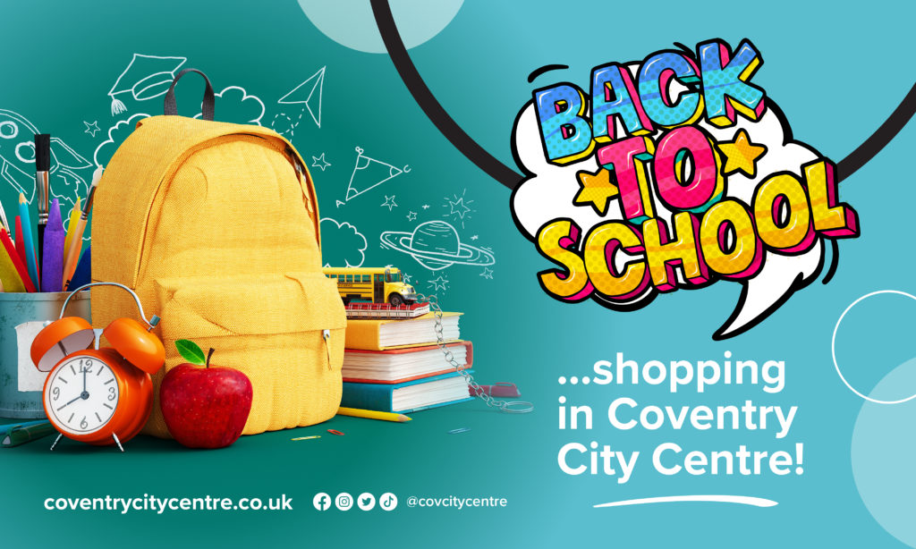back to school in coventry city centre